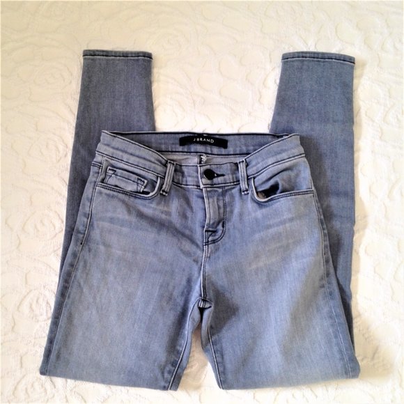 J Brand Capri Denim Jeans In Strobe Wash Made in USA - Picture 5 of 13